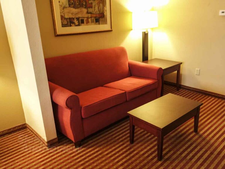 Holiday Inn Express Amarillo couch in room