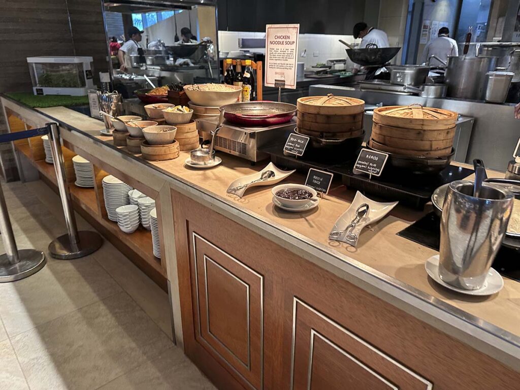 Conrad Manila Hotel breakfast buffet dim sum