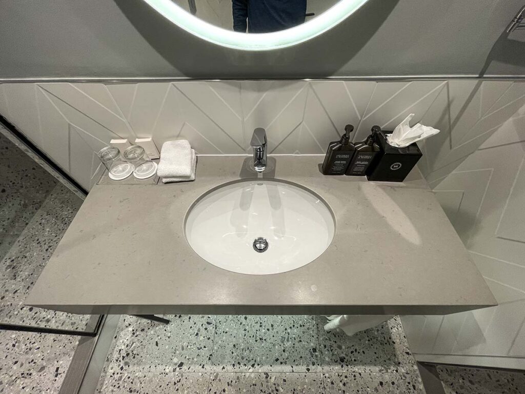 Sheraton Hotel Schiphol Airport bathroom sink