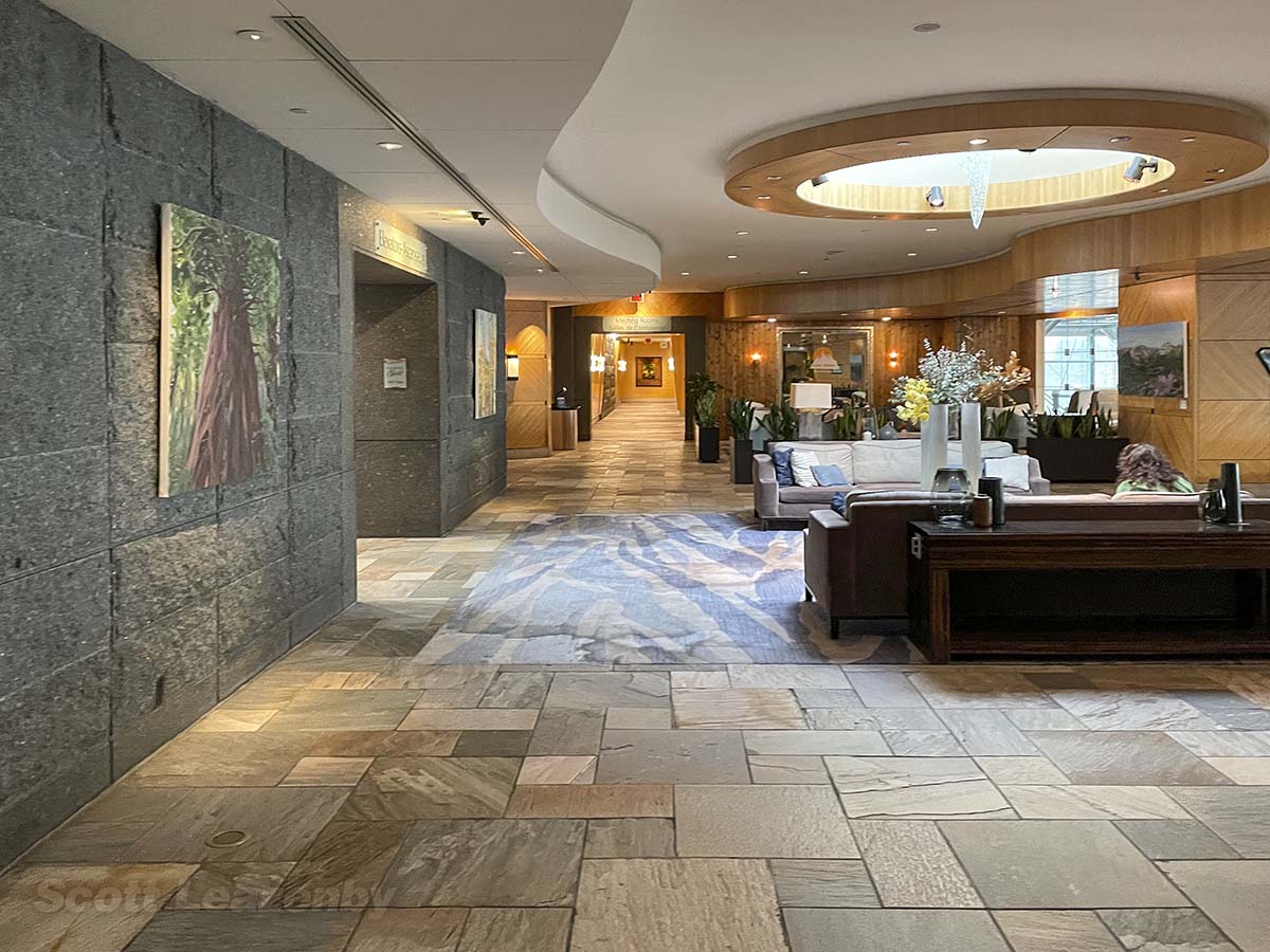 Fairmont hotel Vancouver international Airport main lobby