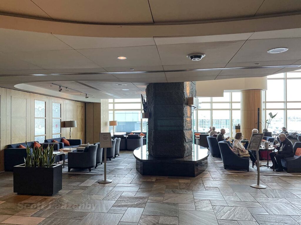 Lobby restaurant inside the Fairmont hotel Vancouver international Airport