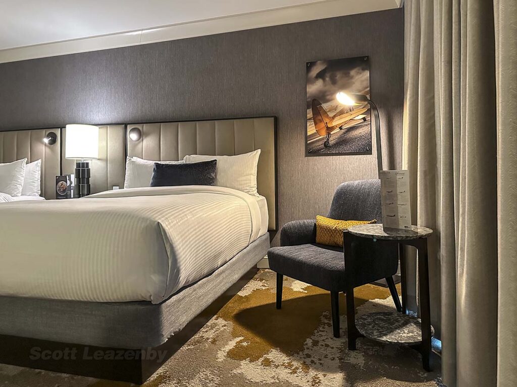 Fairmont Hotel YVR room furniture