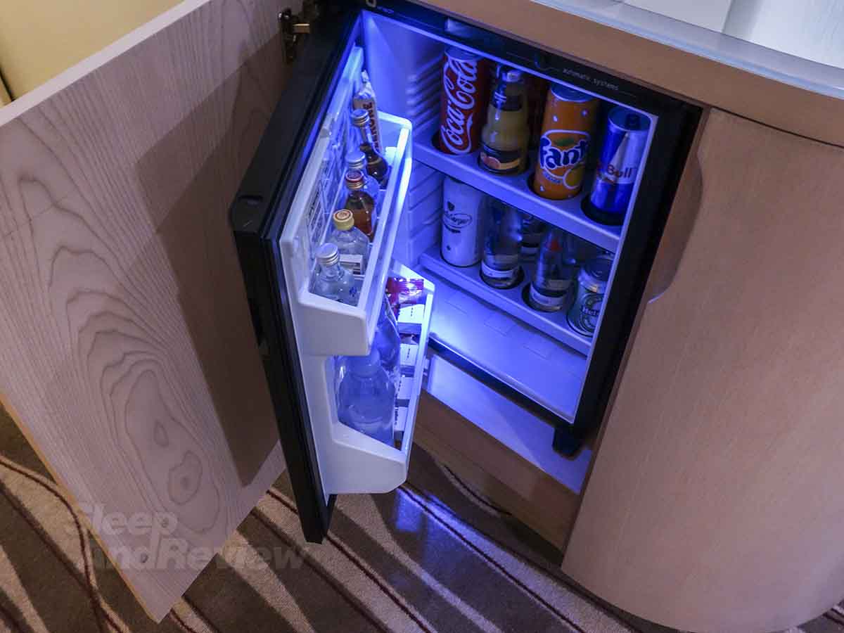 Frankfurt Airport Hilton minibar