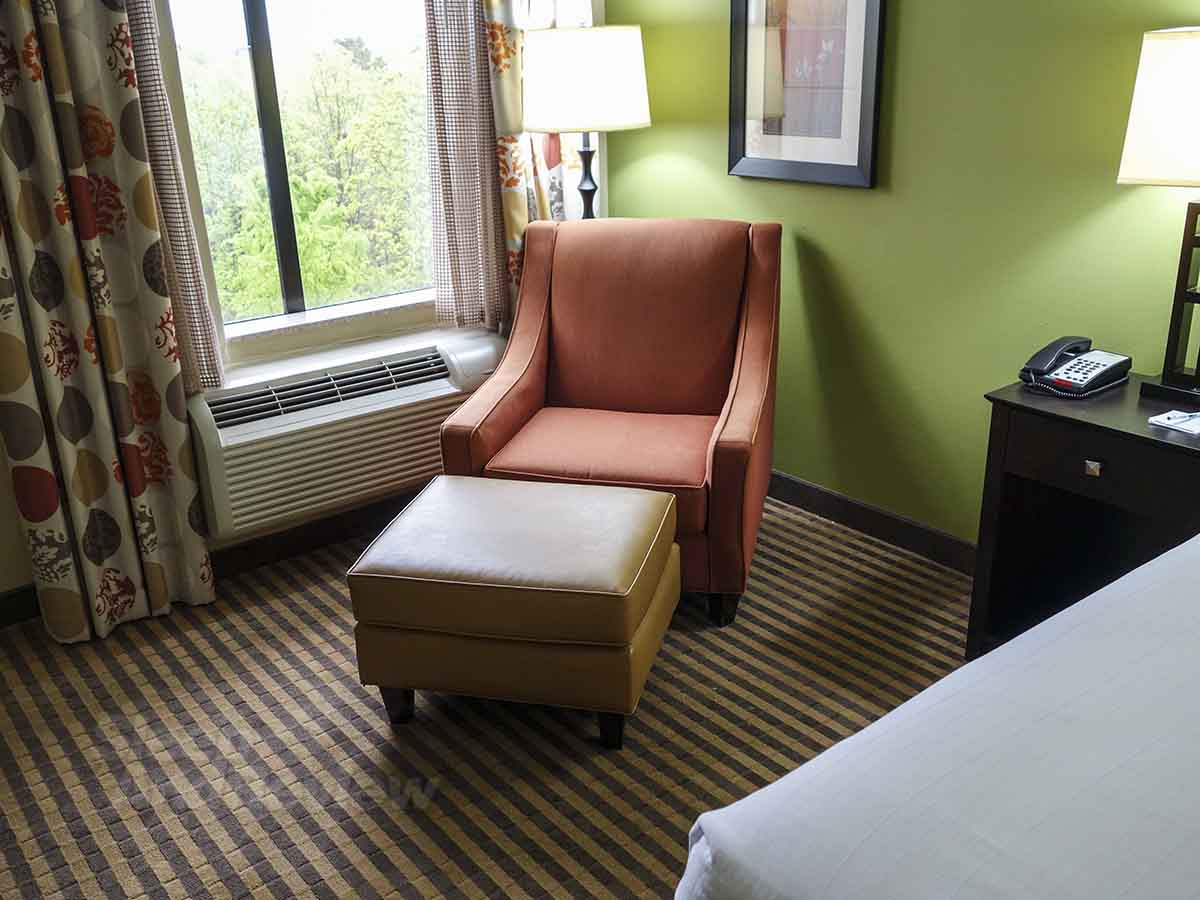 Holiday Inn Express Maumelle Arkansas room furniture