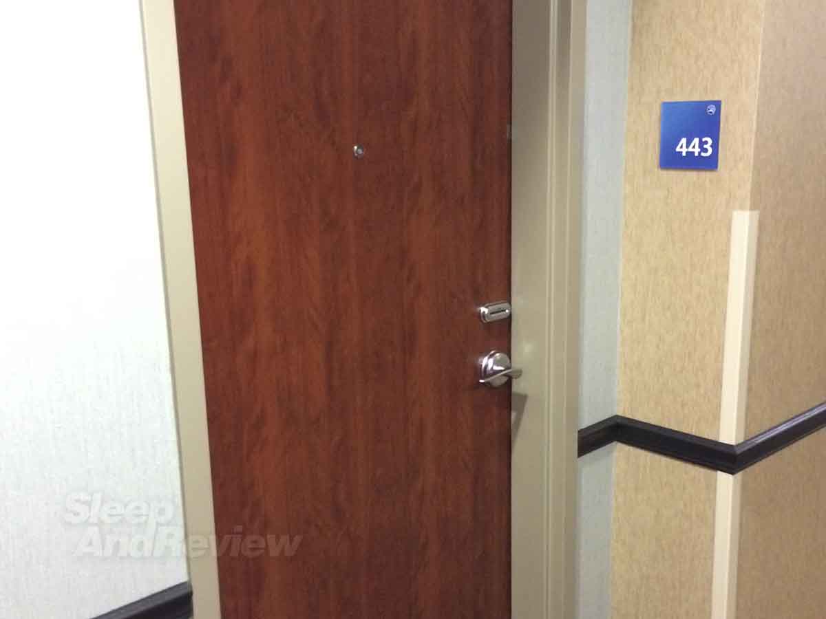 Holiday Inn Express Maumelle Arkansas room door
