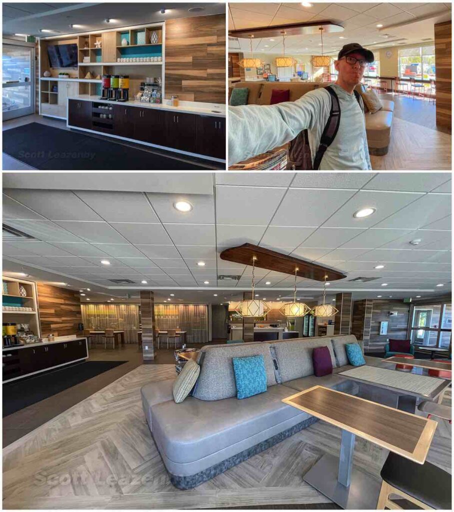 Home2 Suites Grand Blanc lobby social space