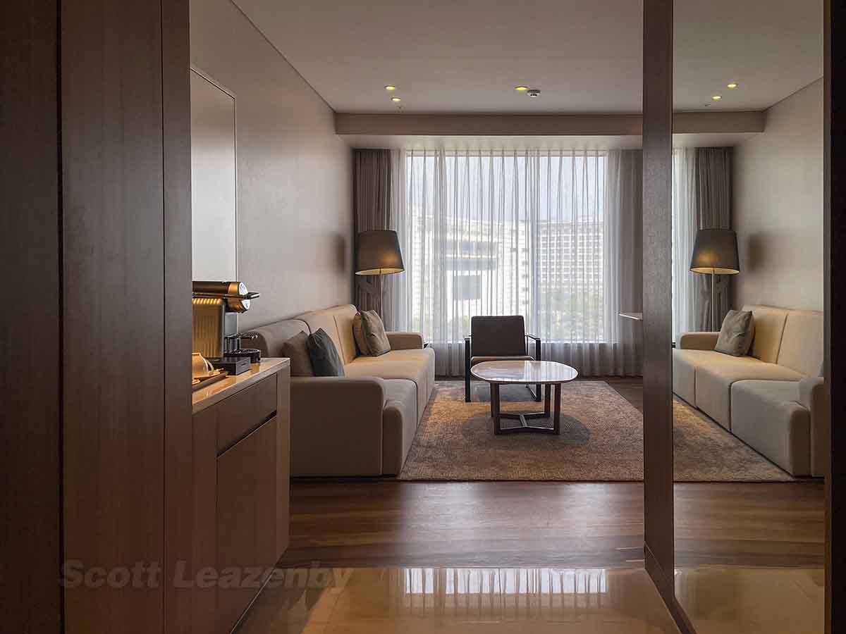 Incheon Grand Hyatt suite entrance