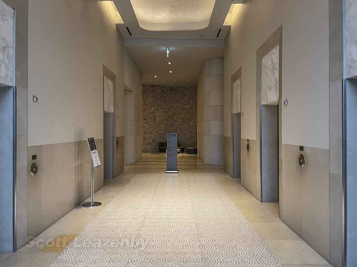 Incheon Grand Hyatt West tower elevators