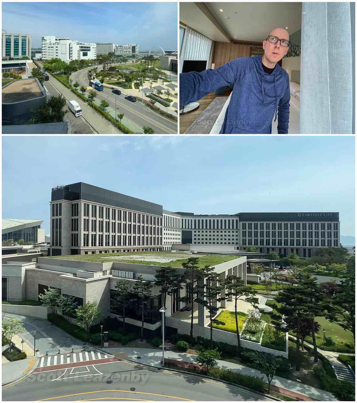 View from my room at the Incheon Grand Hyatt 