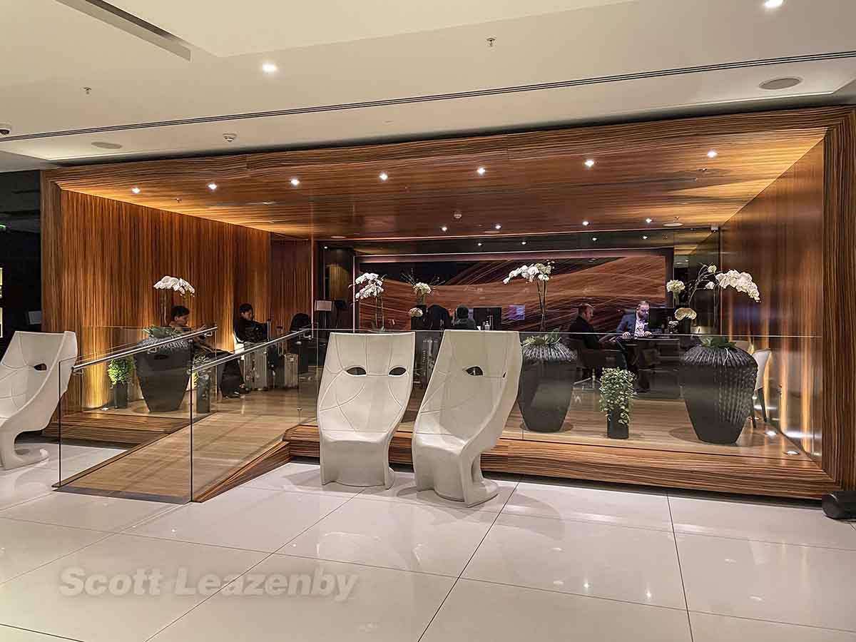 Lobby lounge Park Plaza Westminster bridge hotel London