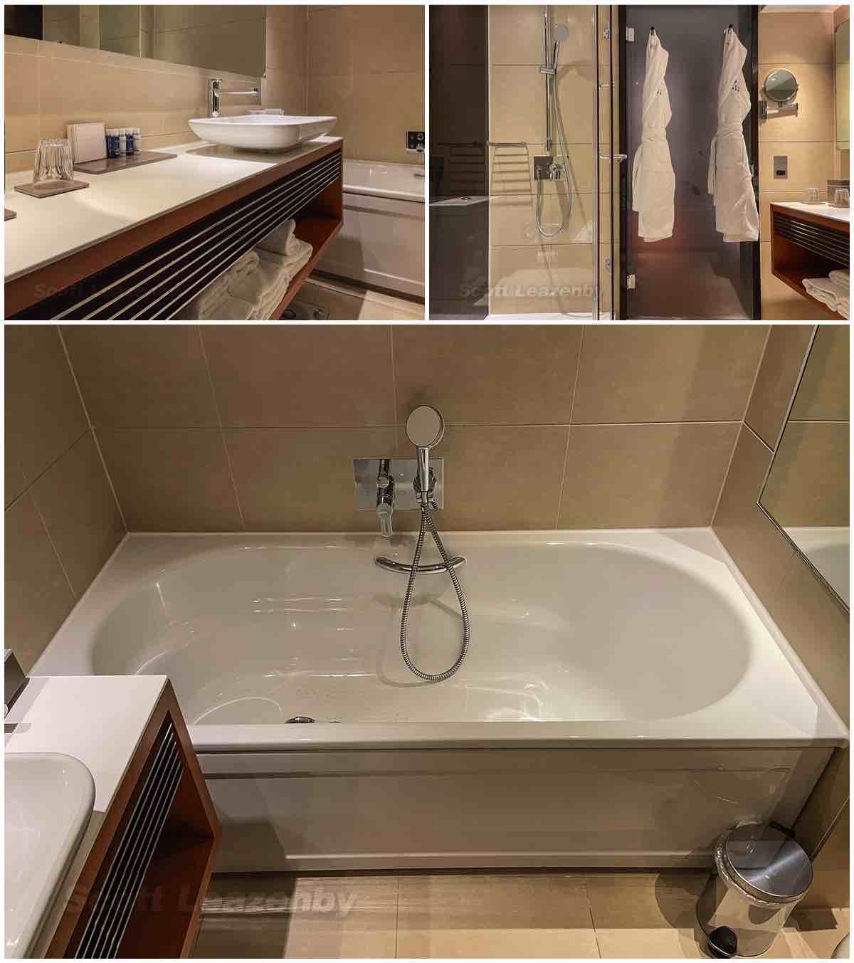 Park plaza Westminster bridge hotel London bathroom details