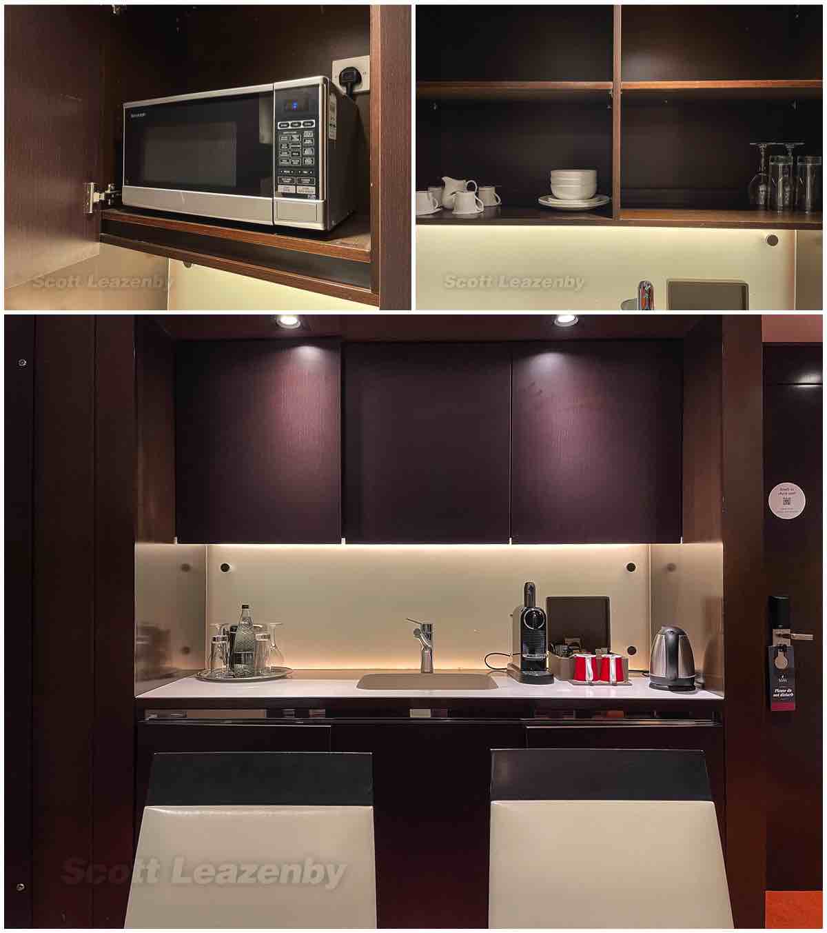 Park plaza Westminster Hotel London suite kitchenette