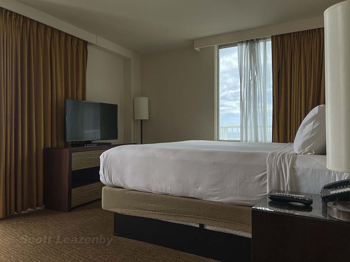 Park Shore Waikiki corner room overview