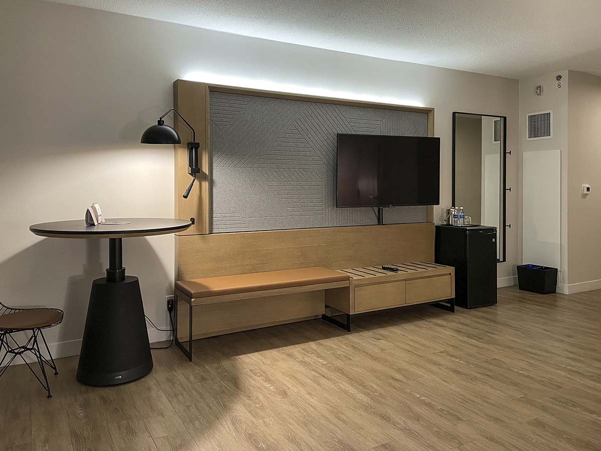 My huge hotel room at the Sheraton YYZ