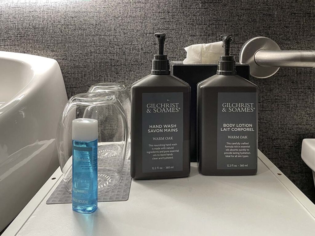 Sheraton YYZ Gilchrist and Soames bathroom amenities