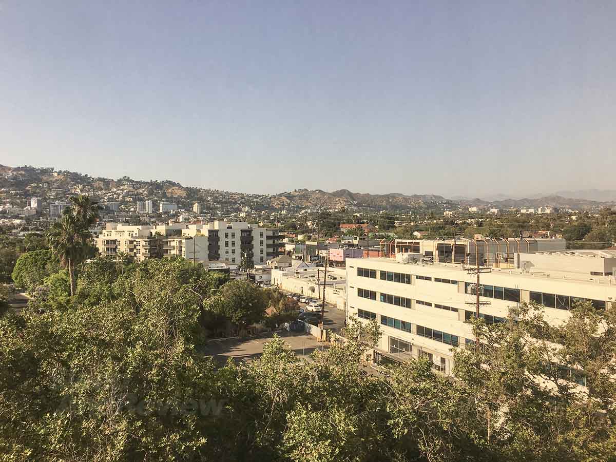 Sofitel Hotel Beverly Hills view from room
