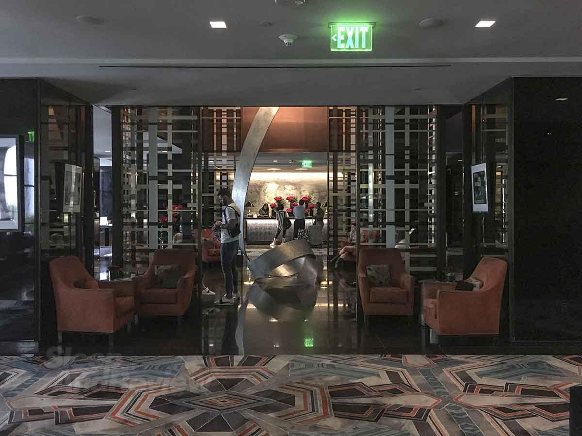 Sofitel Hotel Beverly Hills check in desk