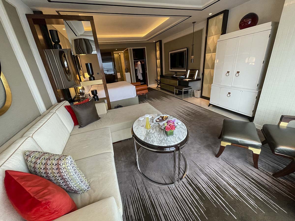 Solaire Hotel Manila suite overview