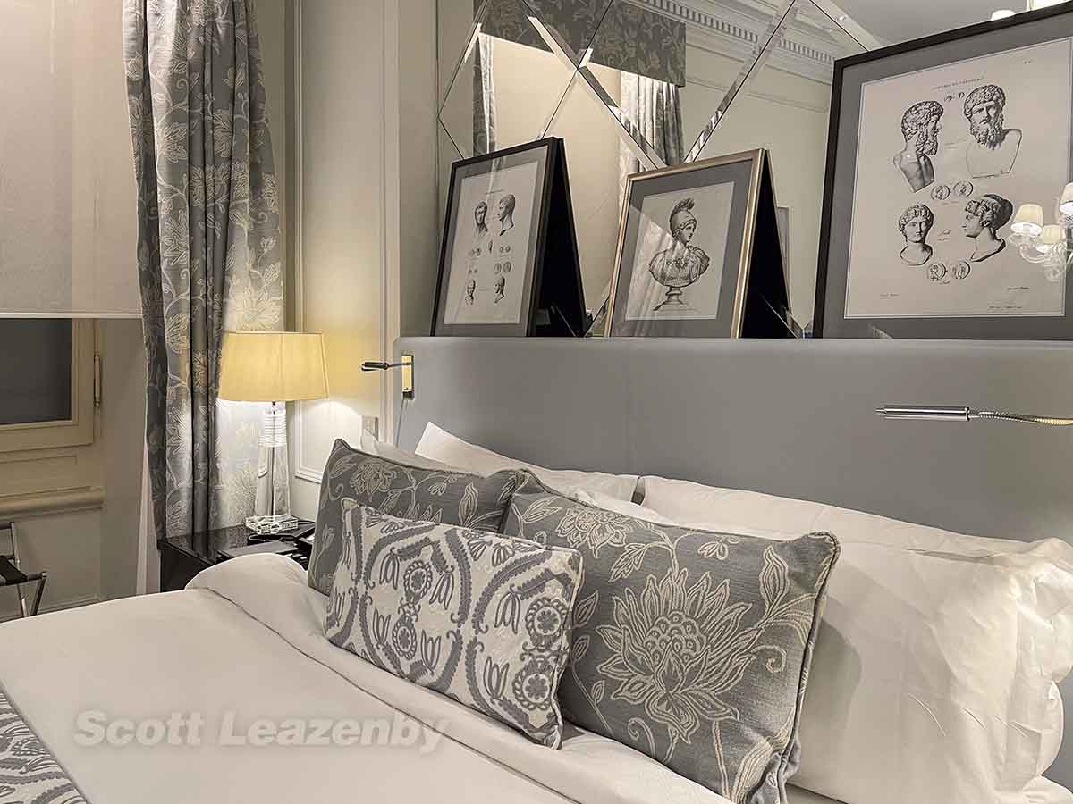 St regis rome bed and pillows