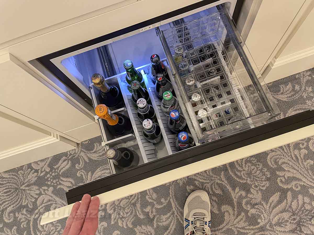 St regis rome in room minibar