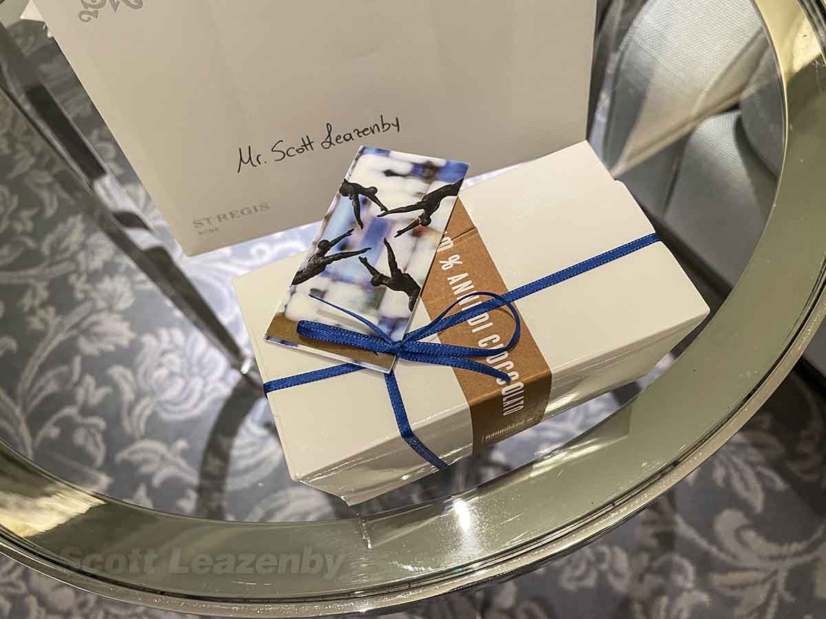 St regis rome welcome chocolates