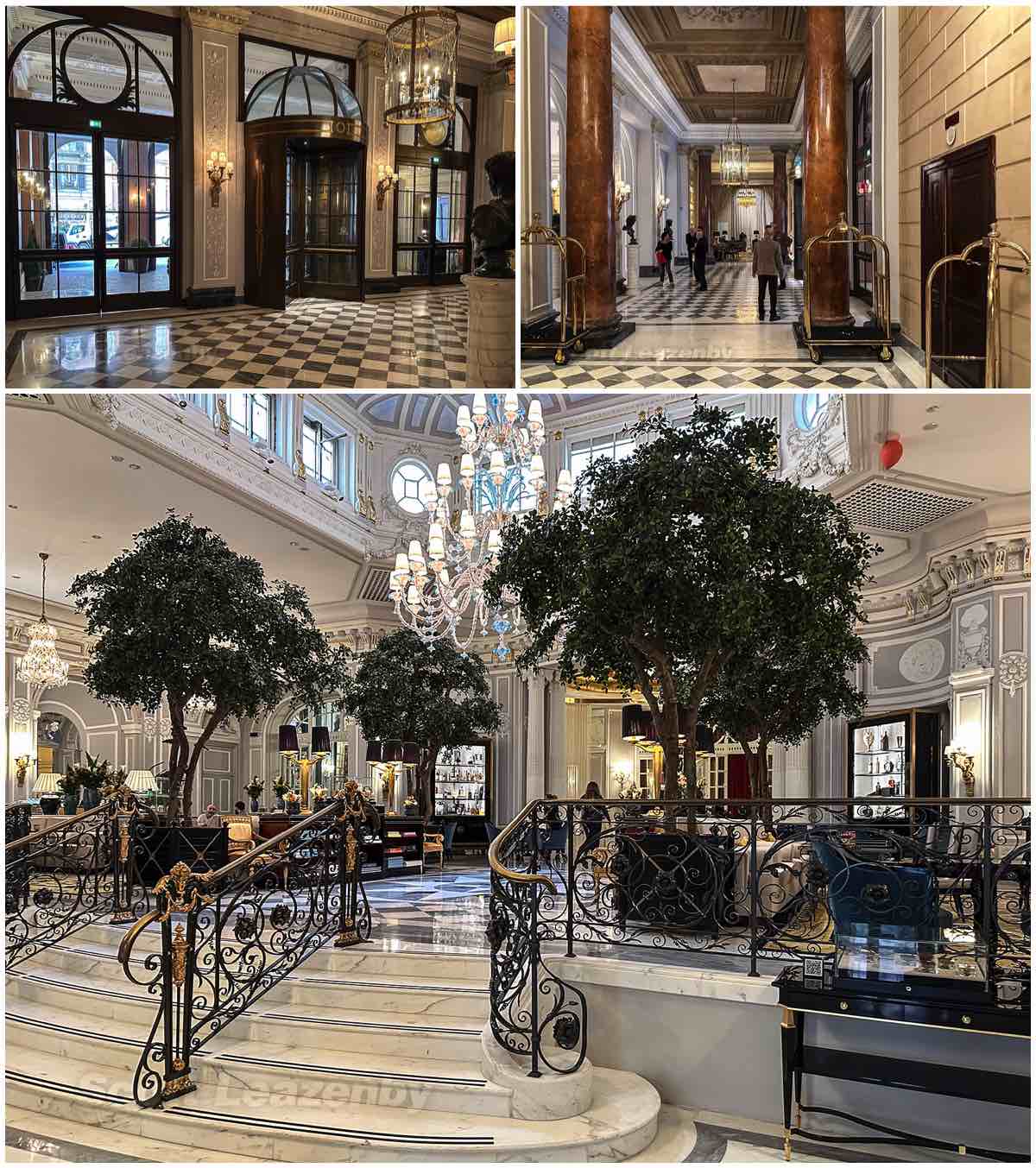 St Regis hotel Rome main lobby