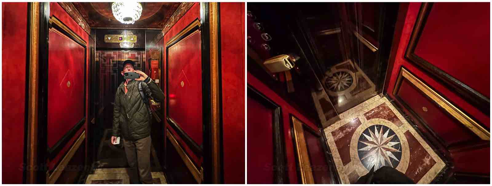 Rome St Regis hotel elevator