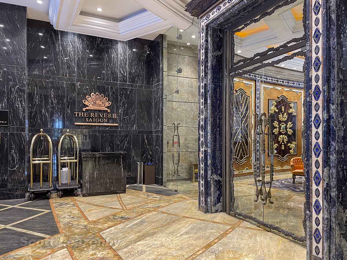 The Reverie Saigon main entrance