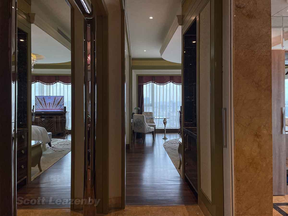 Walking into my room at The Reverie Saigon Hotel for the very first time