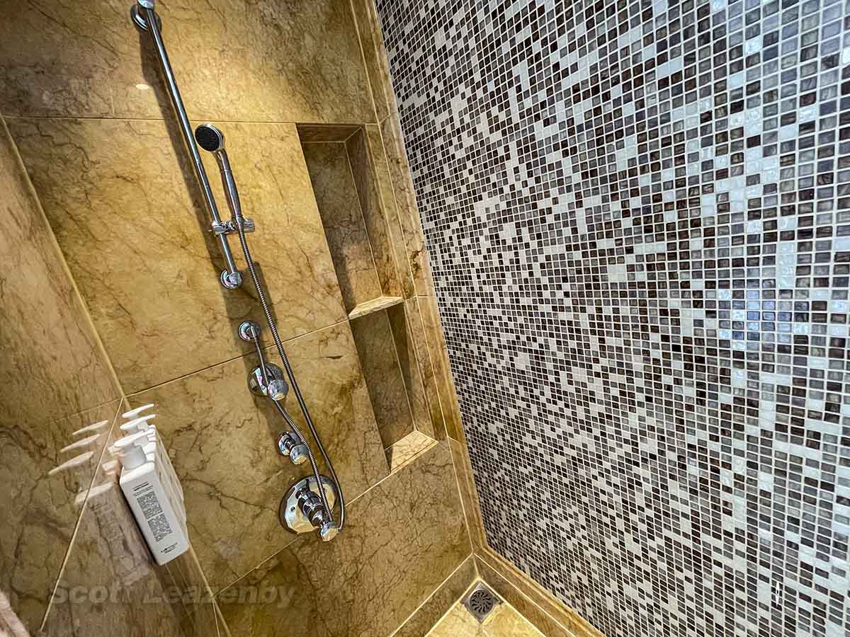 The Reverie Saigon Hotel bathroom shower