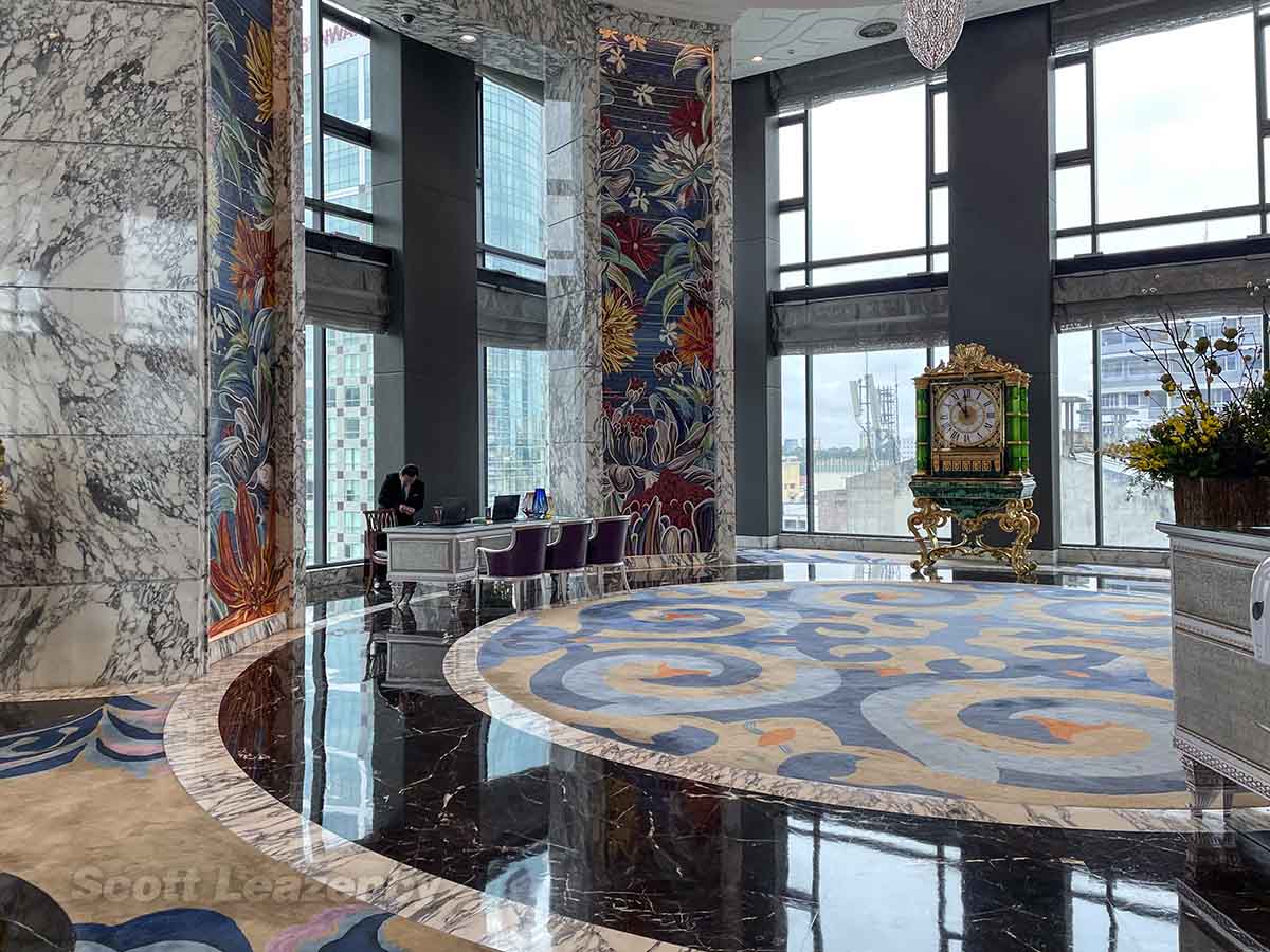 The Reverie Saigon seventh floor lobby