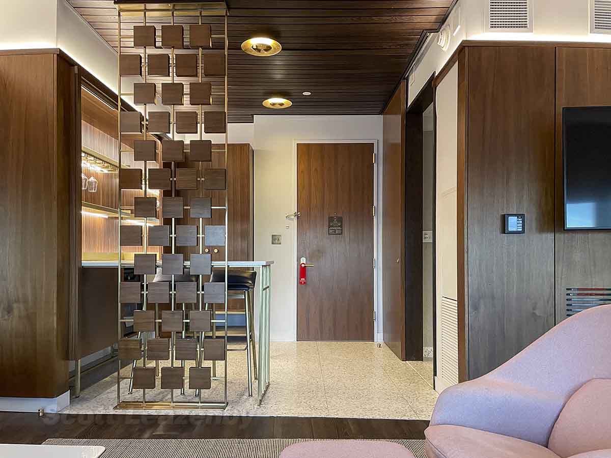 Twa hotel Howard Hughes suite foyer and entrance