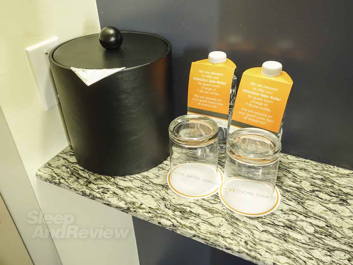 Vive Hotel Waikiki bottled water