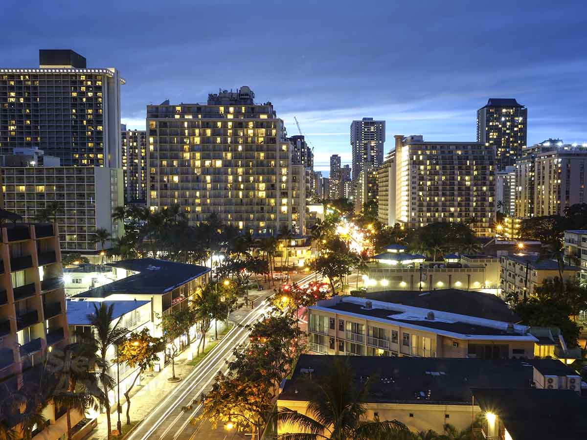 Vive Hotel Waikiki view from room