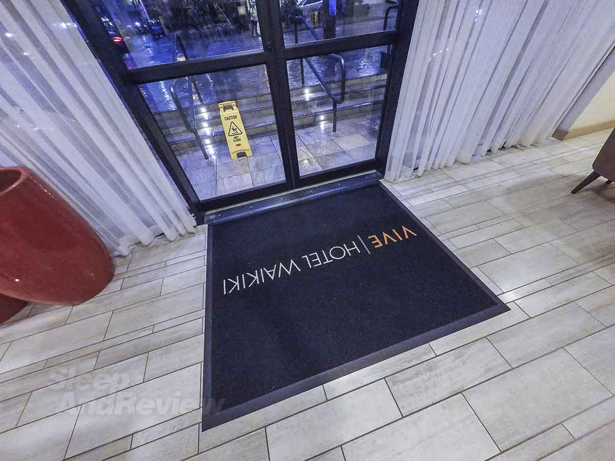 Vive Hotel Waikiki front door