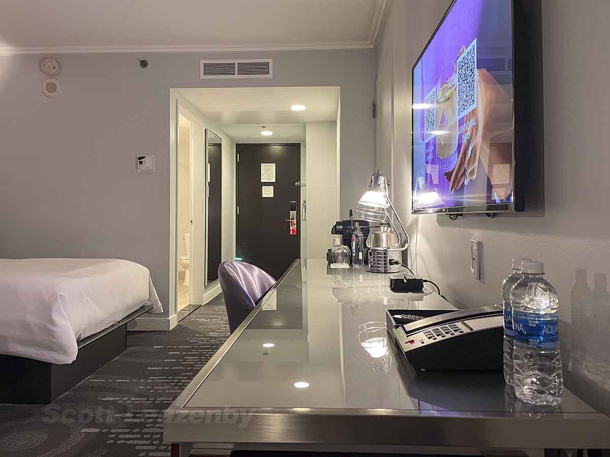 W Hotel downtown Seattle TV