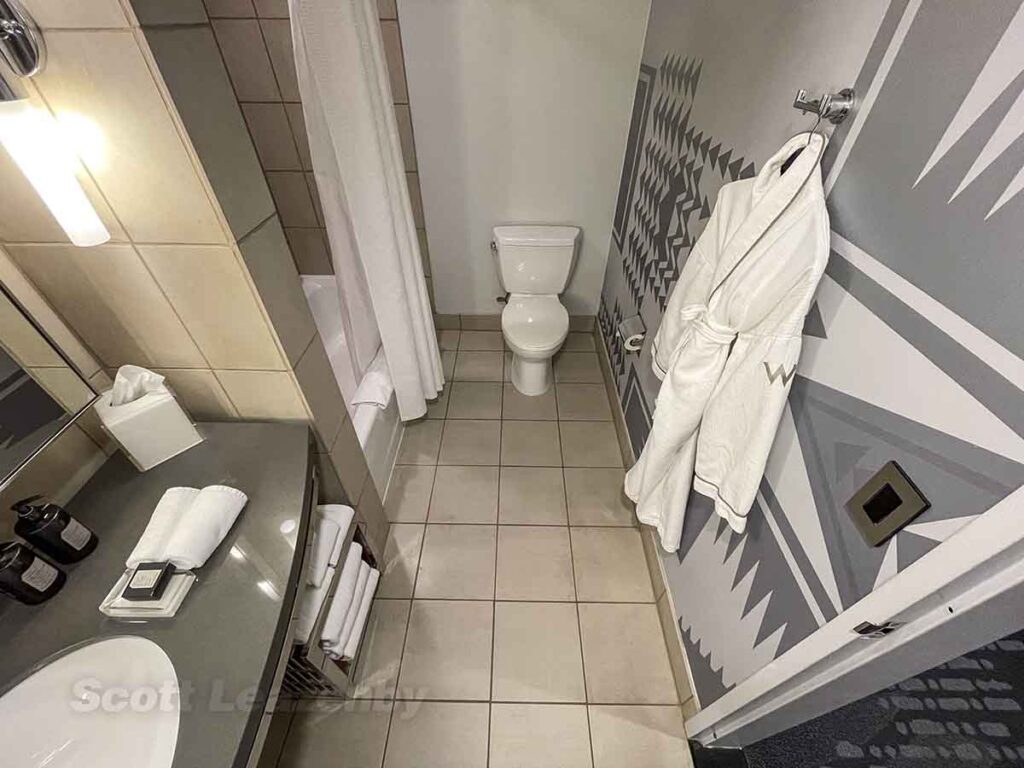 W Hotel downtown Seattle toilet