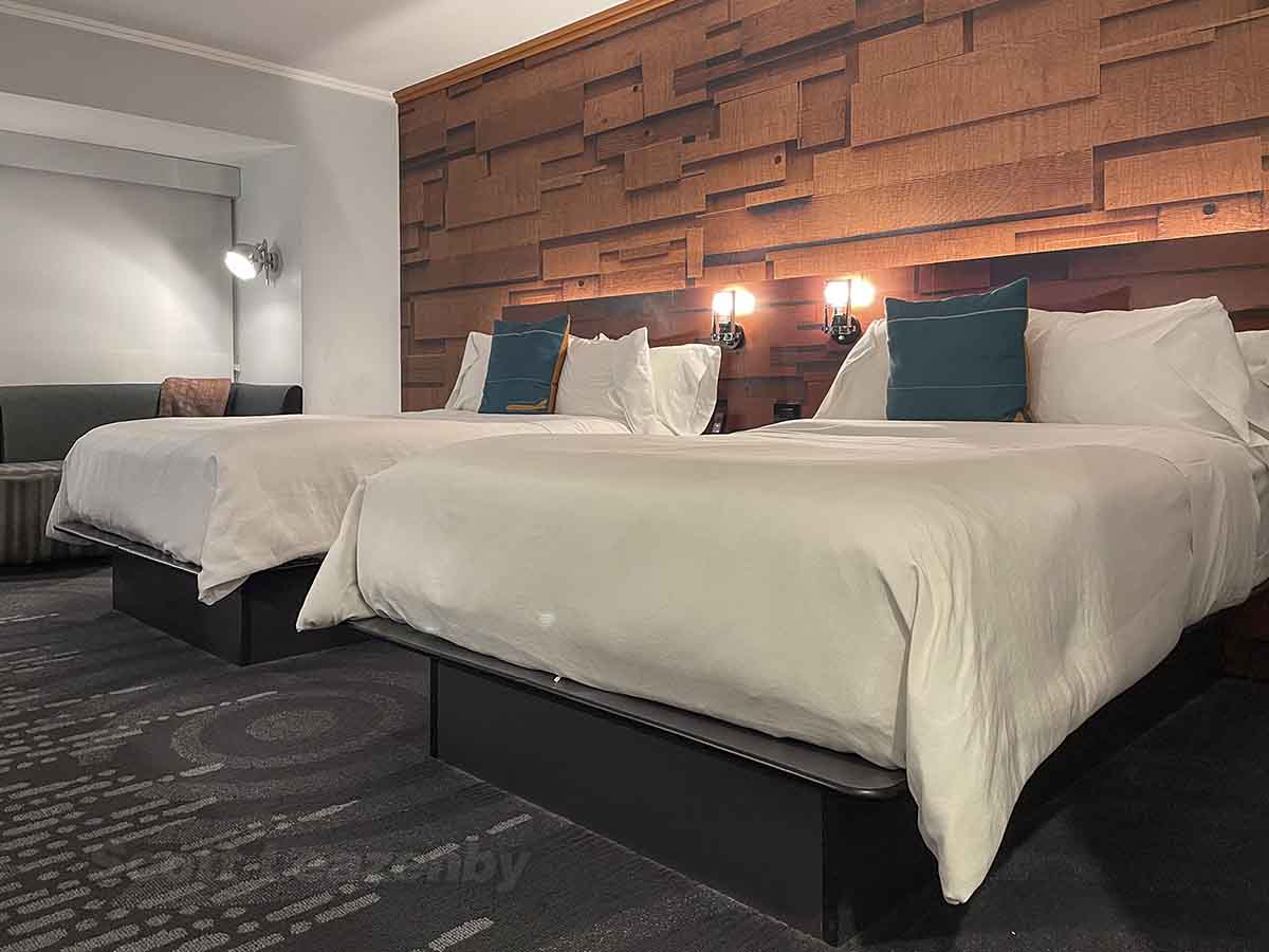 W hotel Seattle double beds