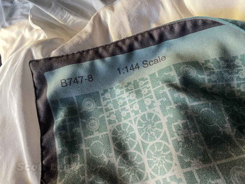 W Hotel downtown Seattle Boeing 747 blanket