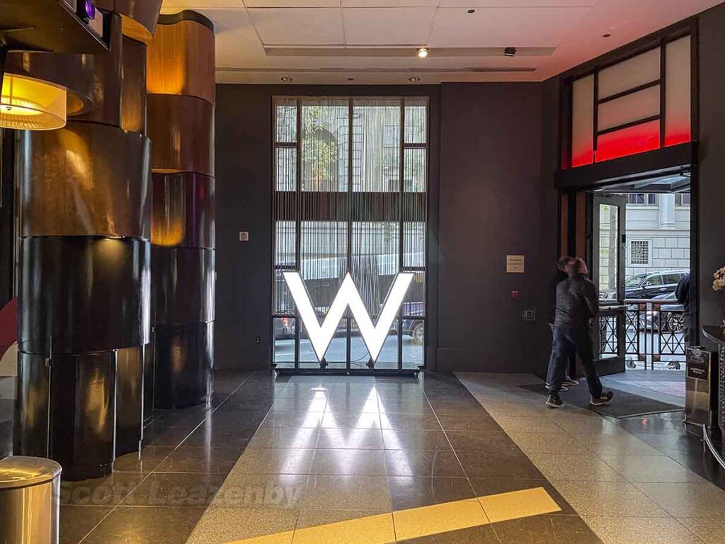 W Hotel downtown Seattle lobby