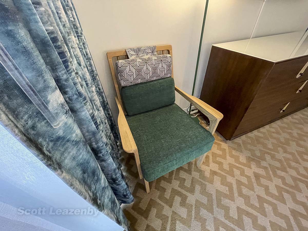 Lounge chair in my room at the Waikiki Malia Hotel 