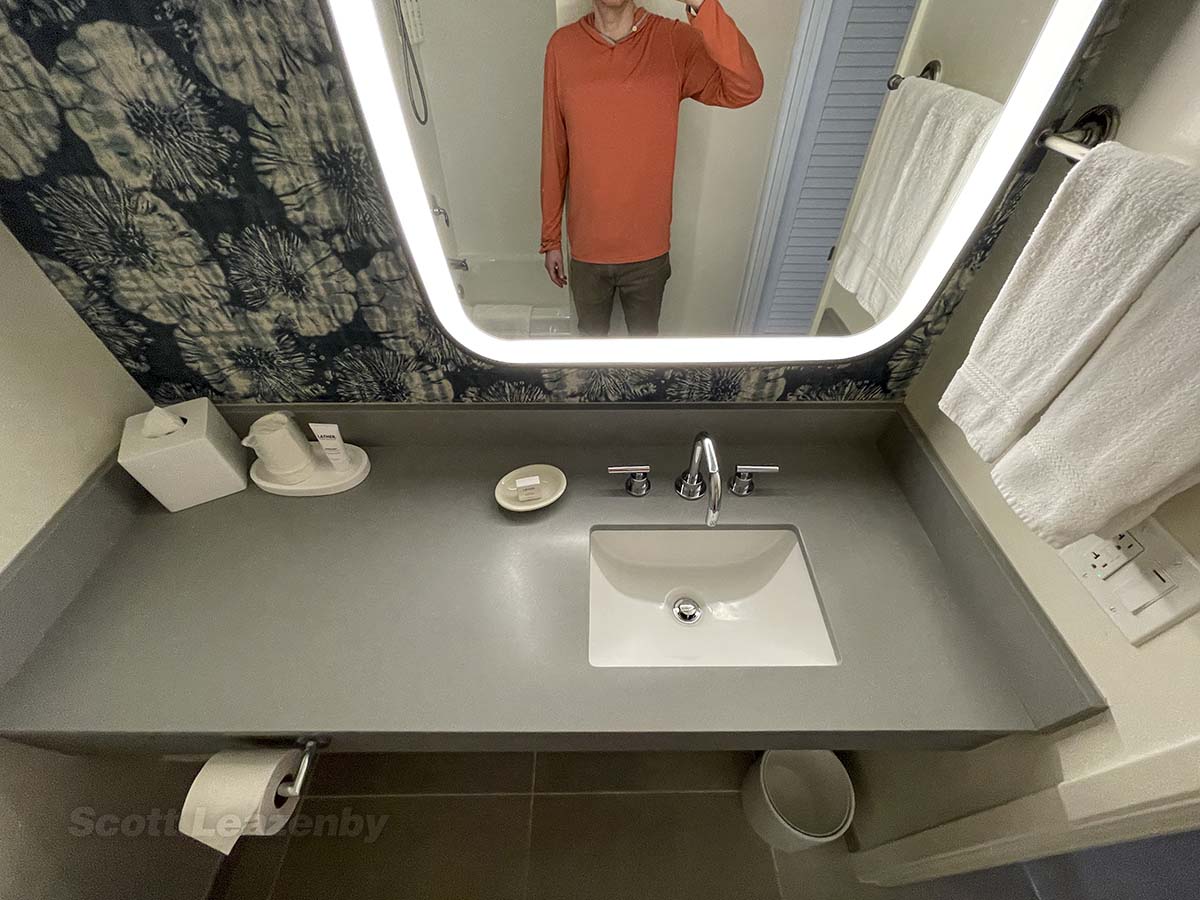 Waikiki Malia Hotel bathroom vanity