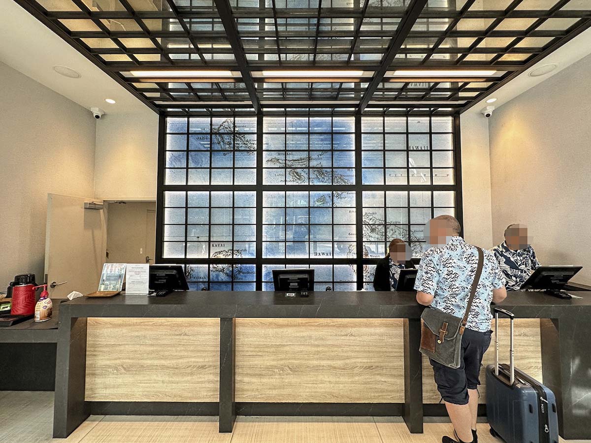 Waikiki Malia Hotel reception desk