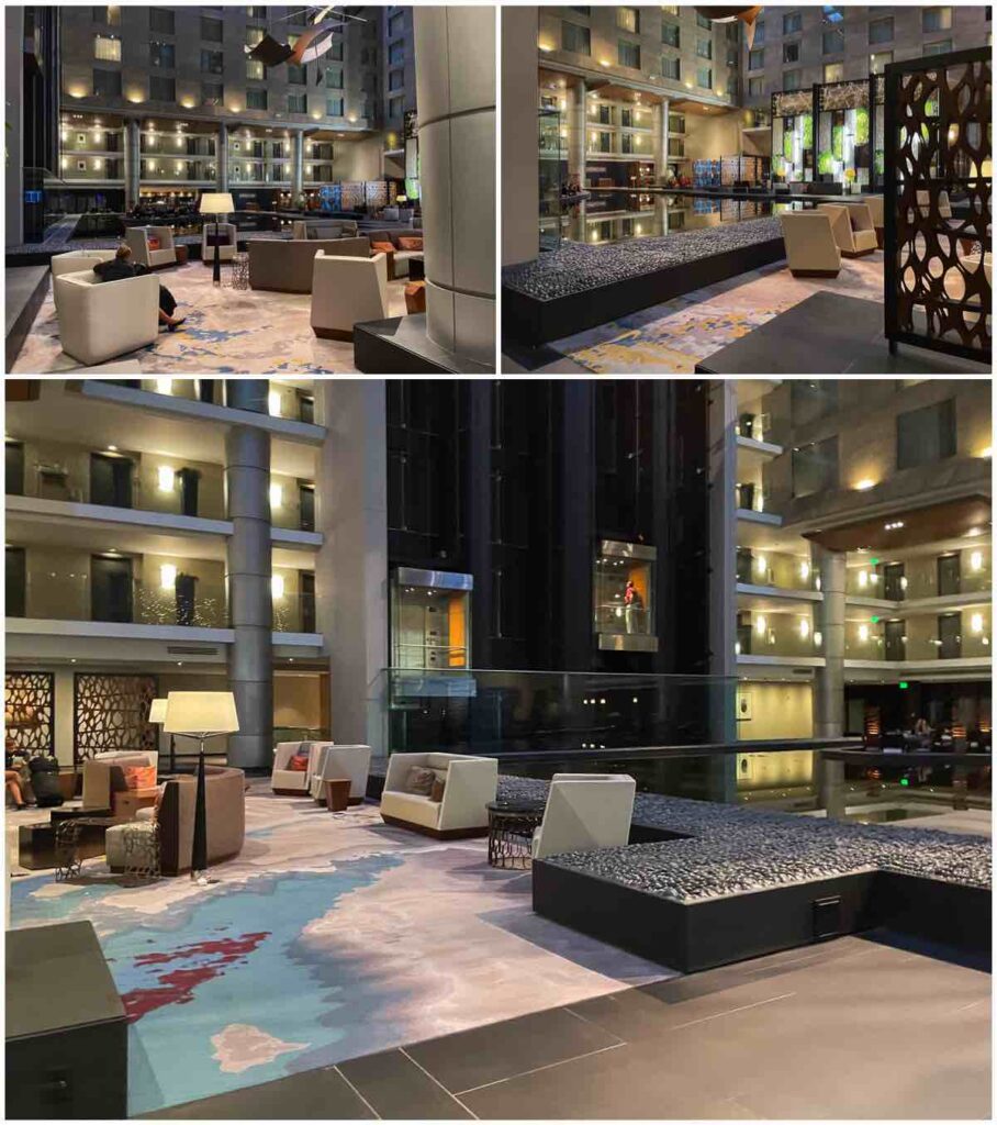 Westin dtw airport hotel lobby