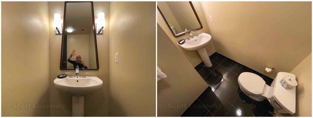 Westin dtw hospitality suite half bath