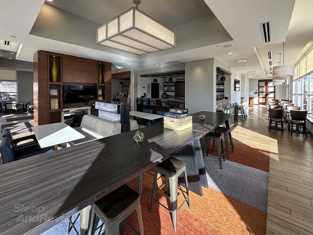 Hyatt House Denver Airport lobby bar