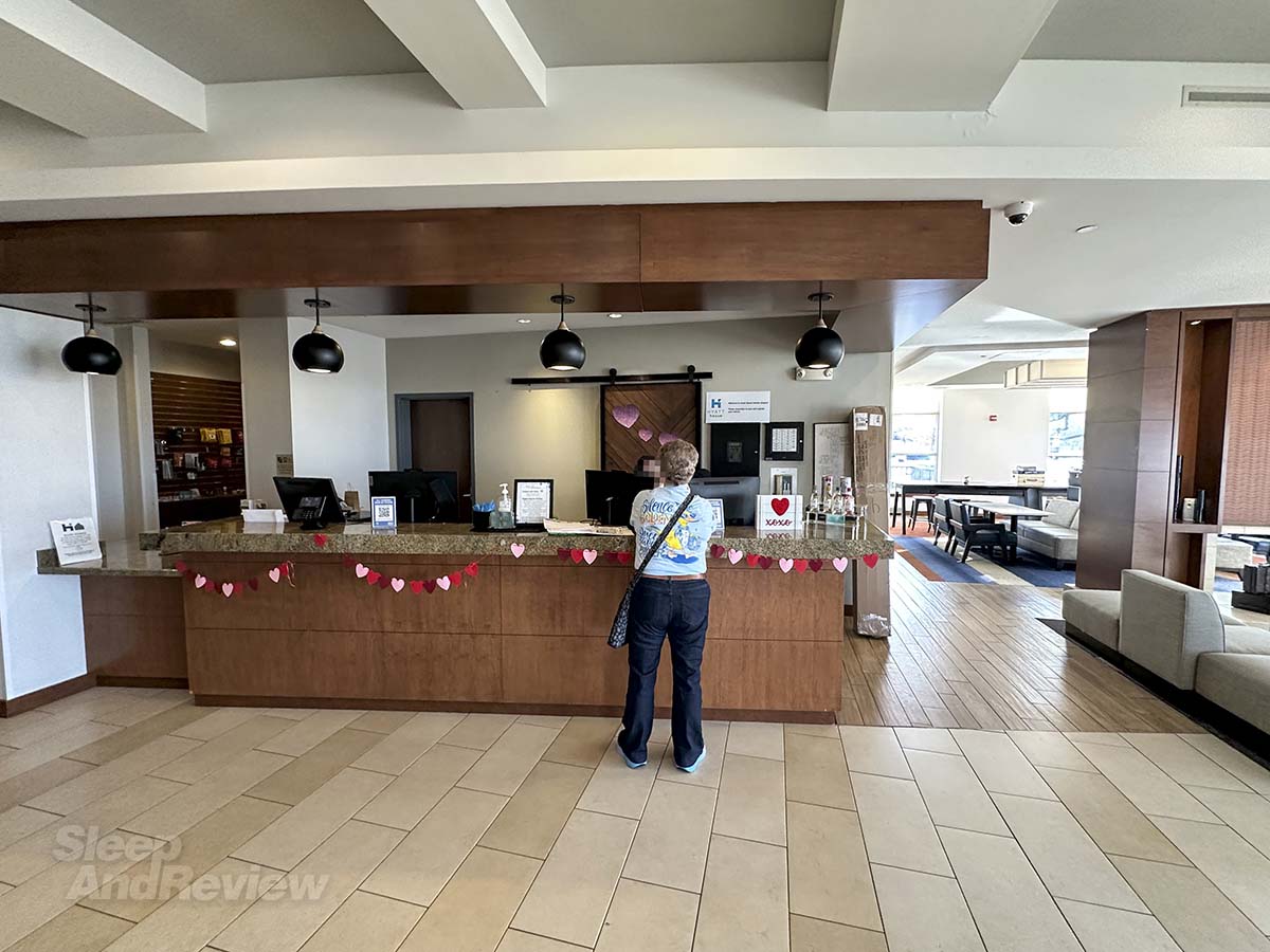 Hyatt House Denver Airport reception desk