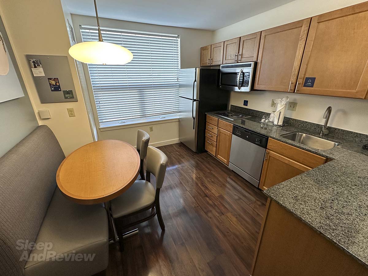 Hyatt House Denver Airport in room kitchen