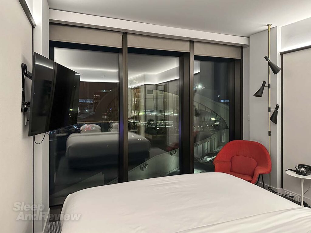 TWA hotel standard room large window