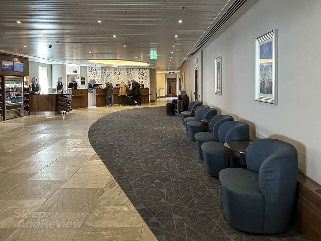 Hilton Garden Inn Terminal 2 Heathrow Airport reception desk
